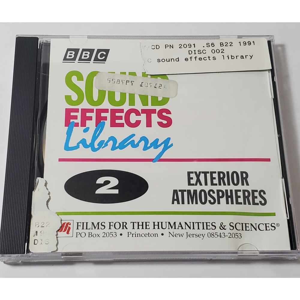 BBC Sound Effects Library Disc 1  CD 1991